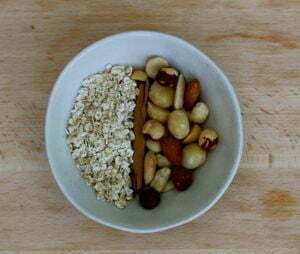 REceta vegana de leche vegetal de avena y frutos secos